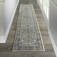 thumbnail image 6 of Nourison Concerto Persian Ivory Grey 2'2" x 16' Area Rug (2x16), 6 of 8