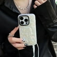 thumbnail image 6 of Compatible with iPhone 16 Cute Case with 3D Bear Art Pattern Star Shell Pattern,Shockproof Matte Soft-Touch Skin-Friendly Cover, White, 6 of 10