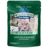 (24 Pack) Blue Buffalo Wilderness Wild Cuts Duck High Protein Grain Free Wet Cat Food, 3 oz. Pouches
