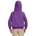 thumbnail image 2 of The Gildan Youth Heavy Blend 8 oz, 50/50 Hood - PURPLE - L, 2 of 2