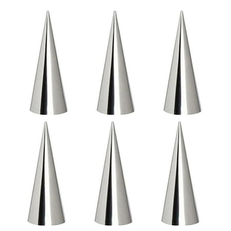 

iOPQO DIY Silicone Mould Ice cream mold stainless steel cream bell horn shape croissant tool Flare Cone Croissant Croissant Tool B B
