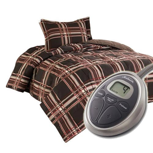 Electric Heated Warming Comforter Set 