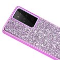 thumbnail image 3 of Hybrid Bling Case Purple Samsung S21 Ultra, iPhone 12 Pro Max, 3 of 3