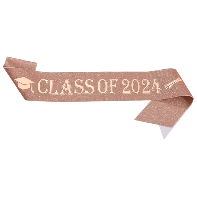 Veeogra Clearance!Graduation Stole,Graduation Decorations 2025,2024 Graduation Strap Graduation Strap Ceremonial with Gold Scallion Cloth Bronzing Graduation Strap Graduation Par,Graduation Gifts