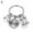 3 #, variant on SPRING PARK Dumbbell Barbell Shape I Can Letter Pendant Key Ring Holder Keychain Portable Hangs Keychain
