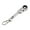 Matte Silver, variant on Small 10Mm Ratchet Spanner Portable Wrench with Key Chain 180 Degree Rotatable Colorful