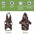 thumbnail image 6 of Junzan Coffee Bean Dog Hoodie Puppy Sweater Sweatshirt,Cold Weather Coat Pet Clothes for Dog Cat-X-Small, 6 of 9
