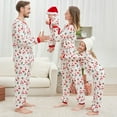 thumbnail image 6 of Baozhu Family Matching Christmas Pajamas Sets Parent-Child Outfit Cute Santa Claus Snowman Print Sleepwear Long Sleeve Home wear, 6 of 8