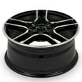 thumbnail image 3 of For 2018-2023 Ford Mustang 18 Inch Machined Face with Painted Inlay Black Rim - OE Direct Replacement - Road Ready Car Wheel, 3 of 9