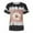 #1-Black, variant on Summer Ladies Tops Womens Loose Blouse Tiy-Dye Print Round Neck Tshirt Print Tops