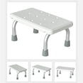 thumbnail image 3 of Shower Seats Ergonomic Step Stool Foot Rest with Anti Slip Rubber Tips Bathroom, 3 of 9