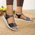 thumbnail image 4 of Pandaie Womens Orthopedic Walking Sandals Comfortable Plantar Fasciitis Arch Support Summer Beach Vacation Shoes with Adjustable Strap Black 6, 4 of 8