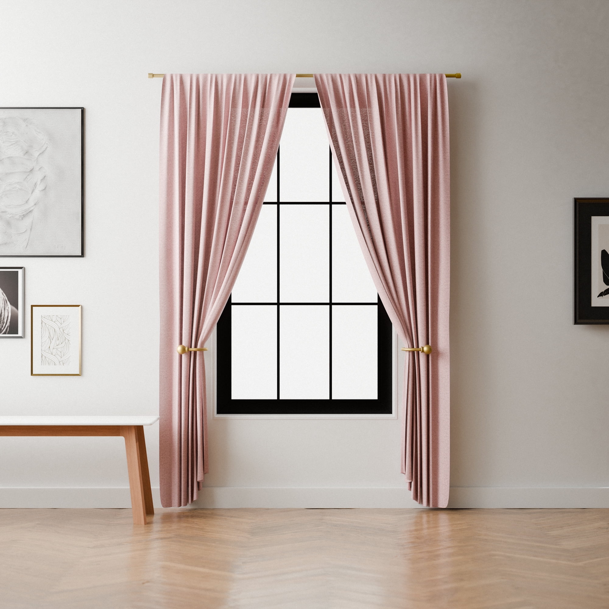 Mainstays Gold Ball Curtain Holdbacks, 2 Count