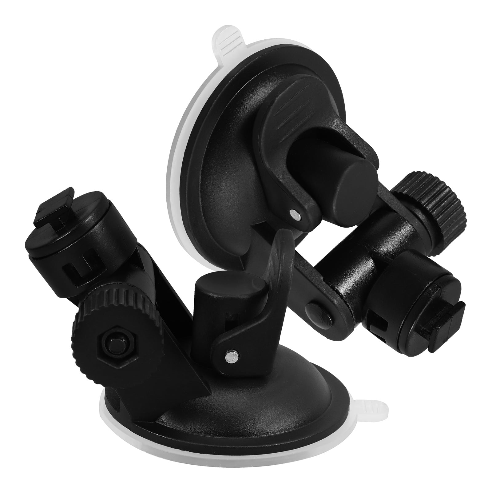 Phenofice 2Pcs Strong Suction Cup Car Camera Mount Holder Black for Dash Cam Use