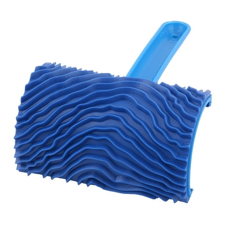 Home Rubber Coated Wall Painting DIY Tool Wood Graining Dark Blue 9.5cm (Best Painting Tools Interior)