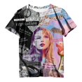 thumbnail image 1 of TayIor Sw1ft Chemises, Tylor Sw1ft Merch, Tylor Sw1ft, Chemises Blouse à Manches Courtes à Col Rond Imprimées Décontractées de Mode pour Femmes, T-Shirts Graphiques pour Amatrices de Musique pour Femmes TKFASHION Rose Pâle TG, 1 of 3