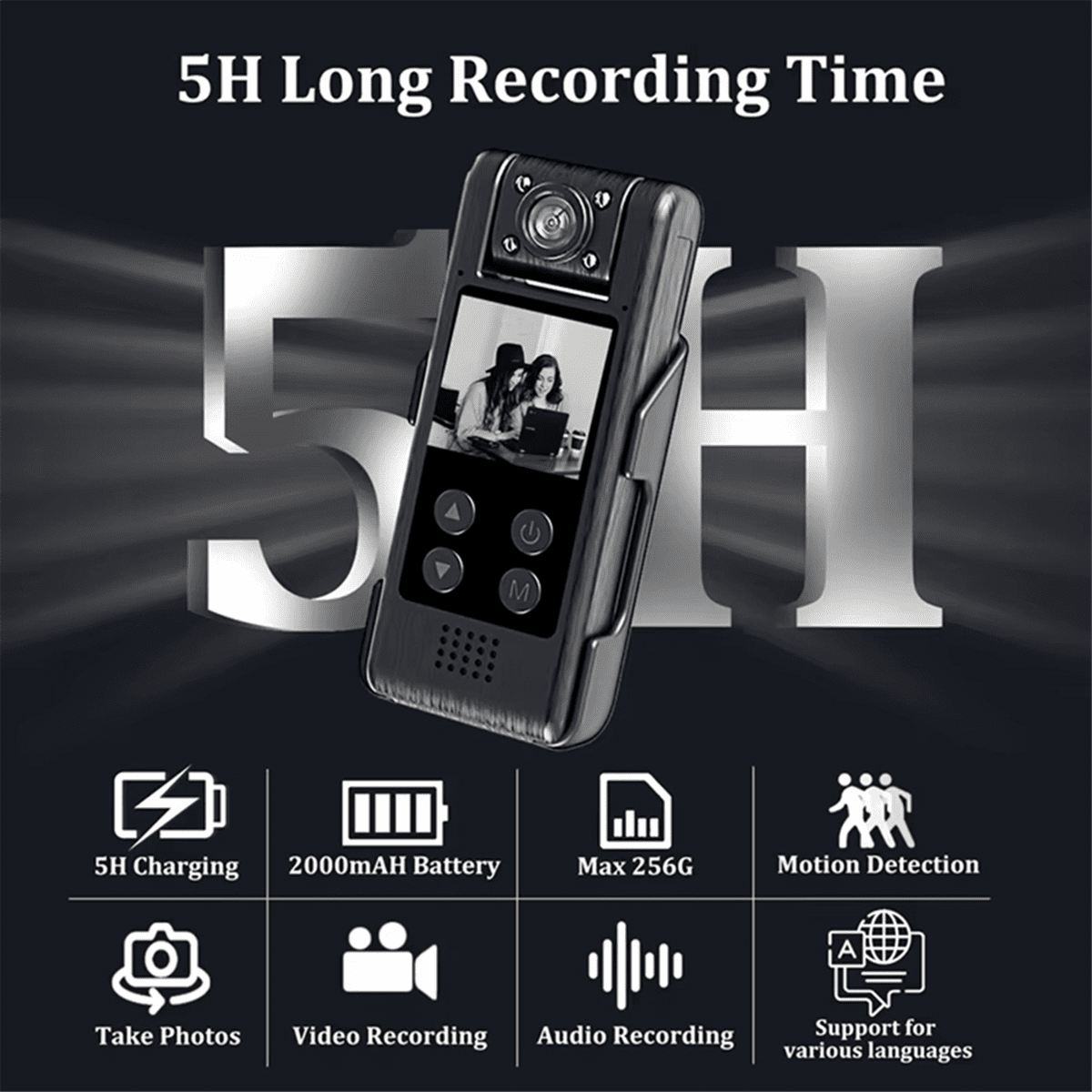 4K Full HD WIFI Body Camera Video Recording Cam Outdoor Night Vision Sport Wearable Mini Camcorder Camera