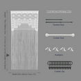 thumbnail image 5 of NOGIS Macrame Lace Door String Curtain for Doorways,Room Divider Doorway Hippie Window Panel Room Divider Wall Closet Curtains for Bedroom Closet Door Drapes Decorations (39.3×79in,White), 5 of 7