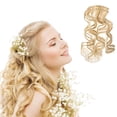 thumbnail image 4 of Miangastore Hairpiece Light Brown Wavy 6Pcs 19.7X7.9In, 4 of 9