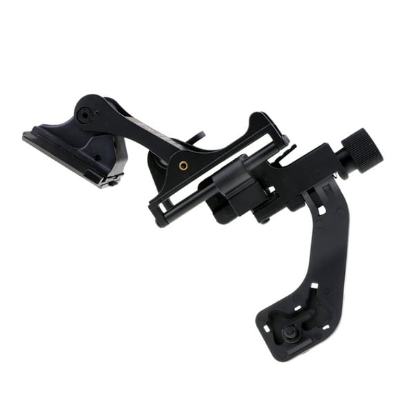 Montaje en casco Aleación de aluminio Gafas de Soporte frontal Soporte de montaje Adaptador de montaje en cámara Cola Titular de gafas de visión nocturna