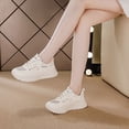 thumbnail image 6 of CHICVOMEY Platform Sneakers for Women Comfortable Lace-Up Sneakers Lightweight Versatile Walking Shoes Ideal for Daily Wear and Walking, 6 of 8