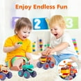 thumbnail image 3 of Toy Cars OCATO Monster Trucks para niños de 1 a 3 años con 3 coches, 3 of 7