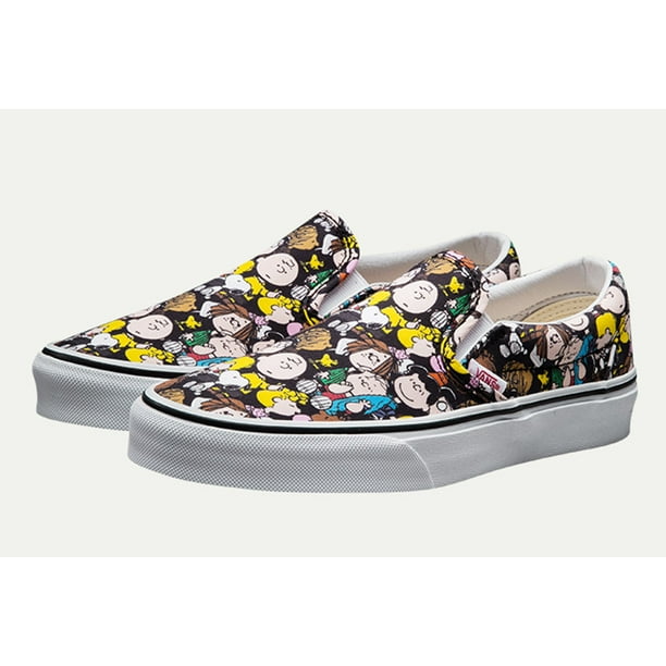 Vans Vans Classic Slip On Peanuts The Gang Black Men's Classic Skate