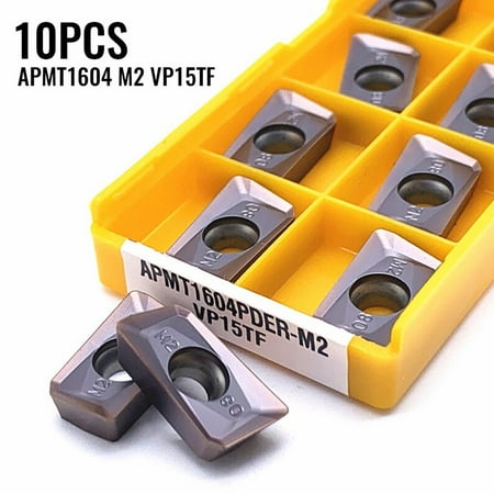 

10pcs APMT1604PDER-M2 VP15TF Carbide Inserts CNC