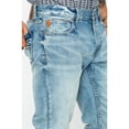 thumbnail image 4 of Moonshine Spirit Men's Sutton Wash Decker Slim Straight Stretch Denim Jeans - MSFA18D2 33W x 30L  US, 4 of 6