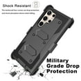 thumbnail image 4 of Ebizware Samsung Galaxy S24 Ultra Phone Case with Swivel Holster Belt Clip, Military Grade Heavy Duty Protective Defender Kickstand Cover for Galaxy S24 Ultra - Black, 4 of 9