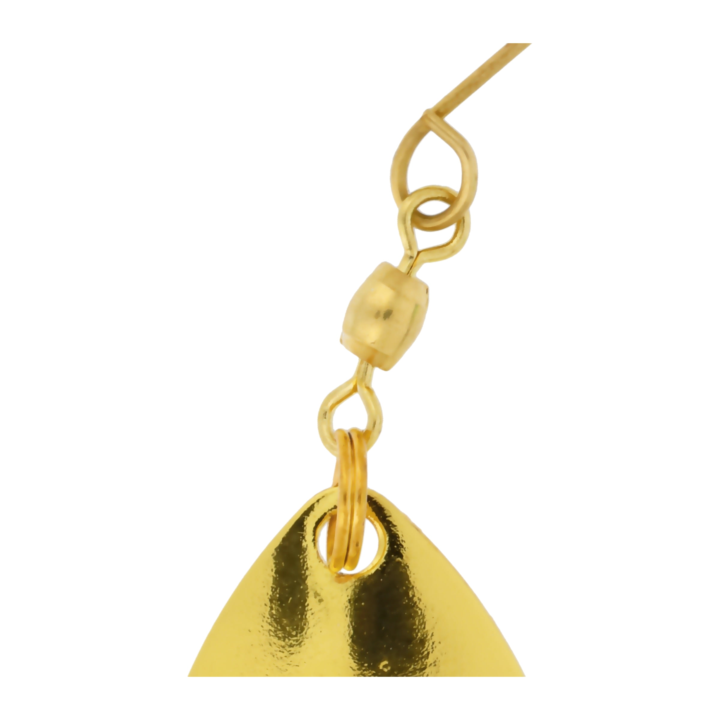 Eagle Claw Fishing Jig Panfish Spinner Arm, Gold, Size 0, 2 Count