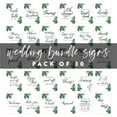 thumbnail image 5 of Koyal Wholesale Tropical Leaves Wedding Signs Bundle Set for Ceremony, Reception Decor Signage, 8.5 x 11", 30-Pack, 5 of 5