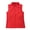 Red, variant on Bienzoe Women Casual Quilted Sleeveless Light Weight Vest Stretch Rib Black L