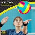 thumbnail image 6 of Athletic Works Multicolor Size 5 Neon Volleyball for Practice or Gameplay, 6 of 9