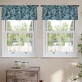 thumbnail image 2 of LALILO Kitchen Curtain Valance Popular Lake Colorful Autumn Rod Pocket Window Curtain 52"x 18" Set of 2, 2 of 7