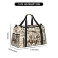 thumbnail image 3 of Fotbe Western Desert Cowboys2 Bolsa de Viaje con Estampado, Bolsa de Fin de Semana para Mujer con Compartimento para Zapatos, Bolsa de Gimnasio con Bolsillo Húmedo, 3 of 7