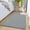 Grey-2' x 4' (Runner), variant on Modern Washable Runner Rugs  2x4 Feet Black Bedroom Rug Small Area For Living Room Non Slip Memory Foam Hallway Entryways Laundry