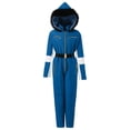 thumbnail image 6 of Hwmodou Women's Trench Coats Winter Outdoor Sports Jumpsuit ' With Removable Outdoor Sports Zipper Ski Suit With Hood Vintage Coat, 6 of 7