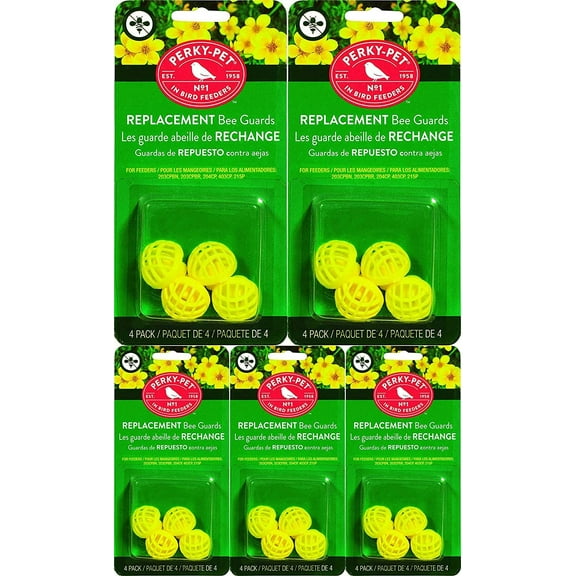 Perky-Pet Replacement Yellow Bee Guard 205Y - Replacement Feature - 5 Pack