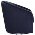 thumbnail image 4 of Babyletto Madison Microsuede Fabric Swivel Glider in Navy Blue, 4 of 9