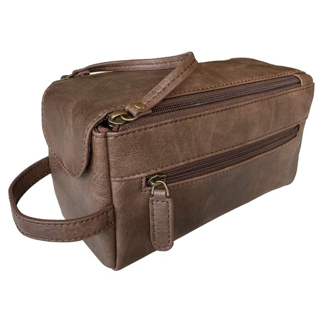 Calissimo Sac de Voyage - Kit de Rasage à Double Fermeture Éclair. Grande Trousse de Toilette