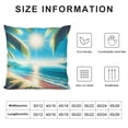 thumbnail image 6 of Throw Pillow Covers Summer Sea Decorative Pillowcase Cushion Covers Soft Velvet Pillow Cases for Sofa Couch Bed Car Bedroom Home Decor, 6 of 6