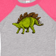 thumbnail image 4 of Inktastic Smiling Stegosaurus Boys or Girls Baby Bodysuit, 4 of 5