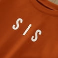 thumbnail image 2 of Gibobby Sudadera Forro Polar clásico con Cuello RedondoNiñas Niños otoño SIS Simple pulóver sudadera ropa de otoño(Naranja, 6-12 Meses), 2 of 5