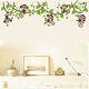 thumbnail image 4 of Pegatinas de pared DIY de monos de la jungla para habitación de bebé, guardería, decoración de animales, 4 of 5