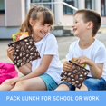 thumbnail image 6 of Haosy 3 Pack Reusable Ziploc Bags BPA Free Healthy Food Storage Bag Leakproof Sandwich Snack Freezer Bags Coffee Beans, 6 of 7