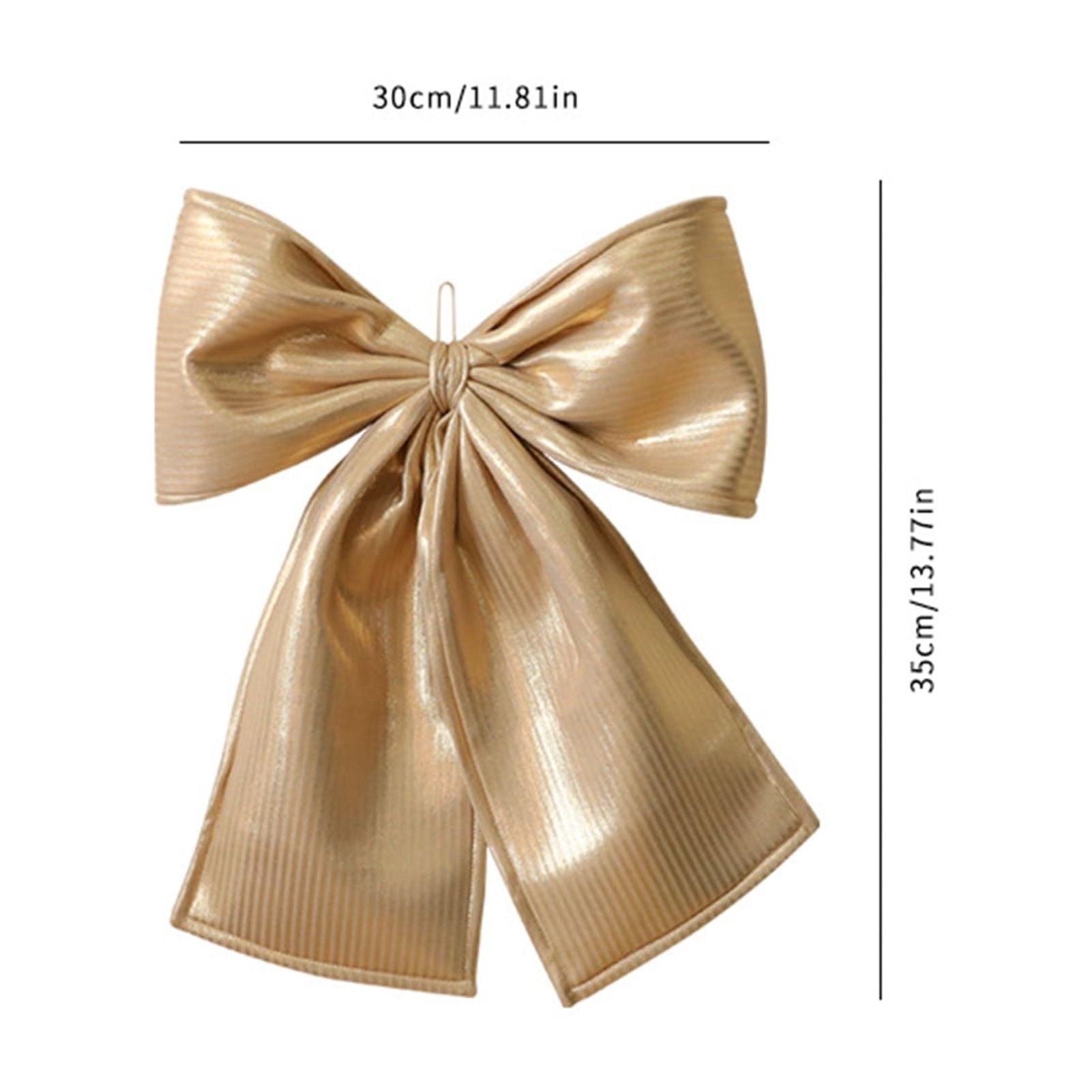 Dserfhy Christmas Bow Decoration Velvet Tree Topper Bow for Christmas Tree Wreath Home Room Wall Backdrop Decor