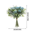 thumbnail image 3 of Rirozkan Artificial Flowers, Baby Breath Bouquet Faux Gypsophila Stems Handheld Silk Floral Arrangement Realistic Greenery Decoration for Wedding Home Table Centerpiece, 3 of 6