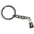 thumbnail image 1 of Emerald Park Jewelry Bass Cello Musical Instrument Black Charm Keychain, 1 of 1