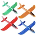 thumbnail image 1 of Planeador, avión de espuma de poliestireno para niños, avión de espuma de poliestireno, avión de lanzamiento manual, modelo volador de lanzamiento, juguete de avión para deportes al aire libre, 1 of 7